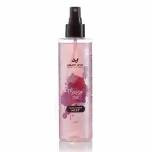 Anaplasis | Brumă pentru păr și corp Please Me | Strălucire roz cu parfum de flori de portocal | 200ml