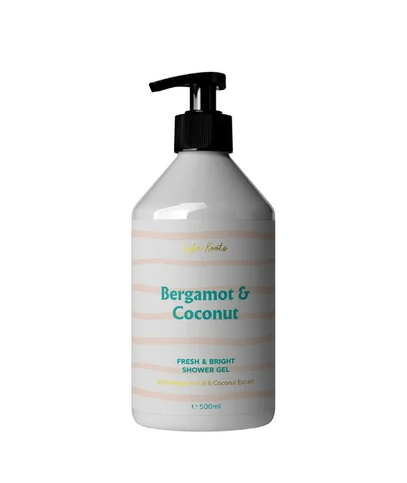 Life Roots | Gel de duș Bergamont și nucă de cocos | 500ml — preț și oferte