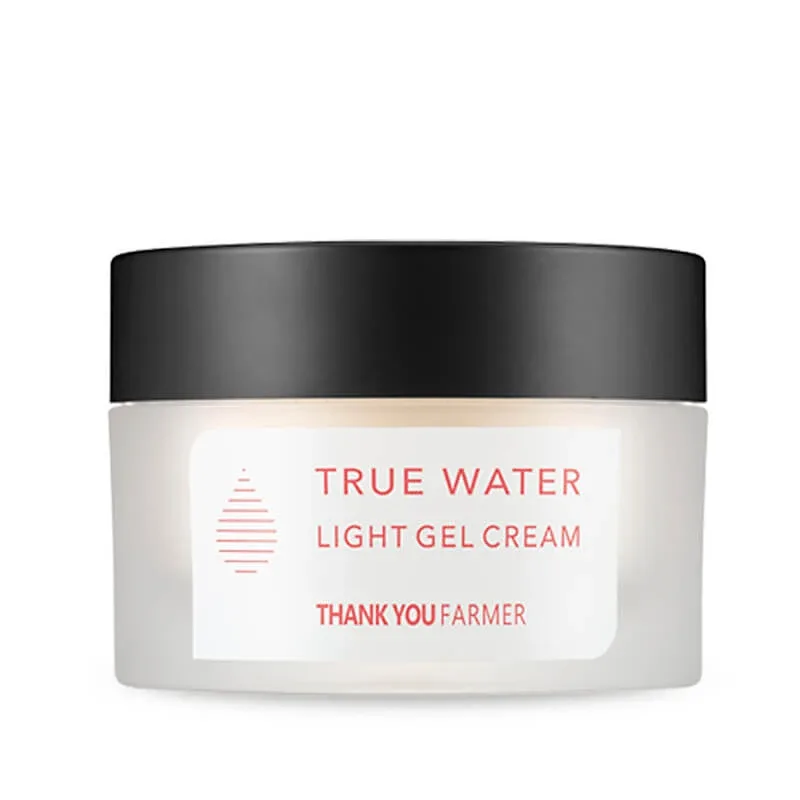 Thank You Farmer | True Water Light Gel Cream | Cremă de față hidratantă ușoară pentru piele grasă și mixtă | 50ml — preț și oferte