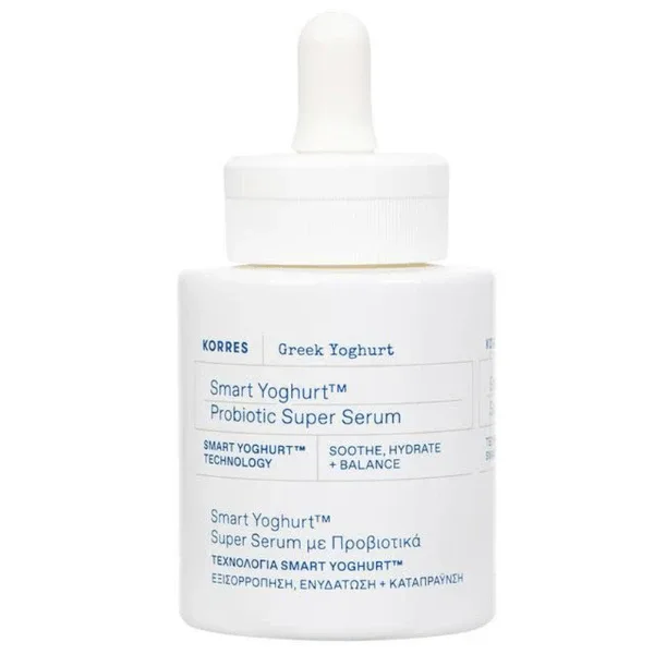 Korres | Smart Yoghurt Super Serum Ser calmant și liniștitor. Ser hidratant cu probiotice | 30ml — preț și oferte