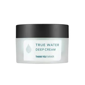 Thank You Farmer | True Water Deep Cream | Cremă de față hidratantă profundă pentru piele normală și uscată | 50ml