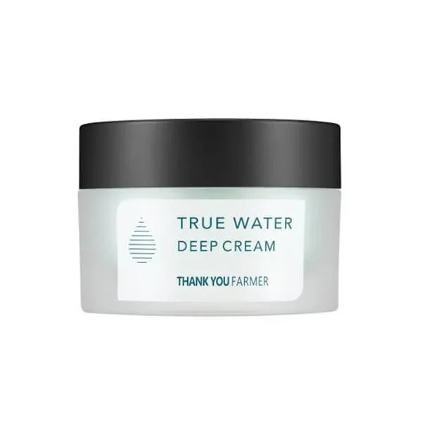 Thank You Farmer | True Water Deep Cream | Cremă de față hidratantă profundă pentru piele normală și uscată | 50ml — preț și oferte