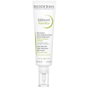 Bioderma | Sebium Kerato+ | Gel cremă de față pentru pielea cu tendință acneică | 30ml