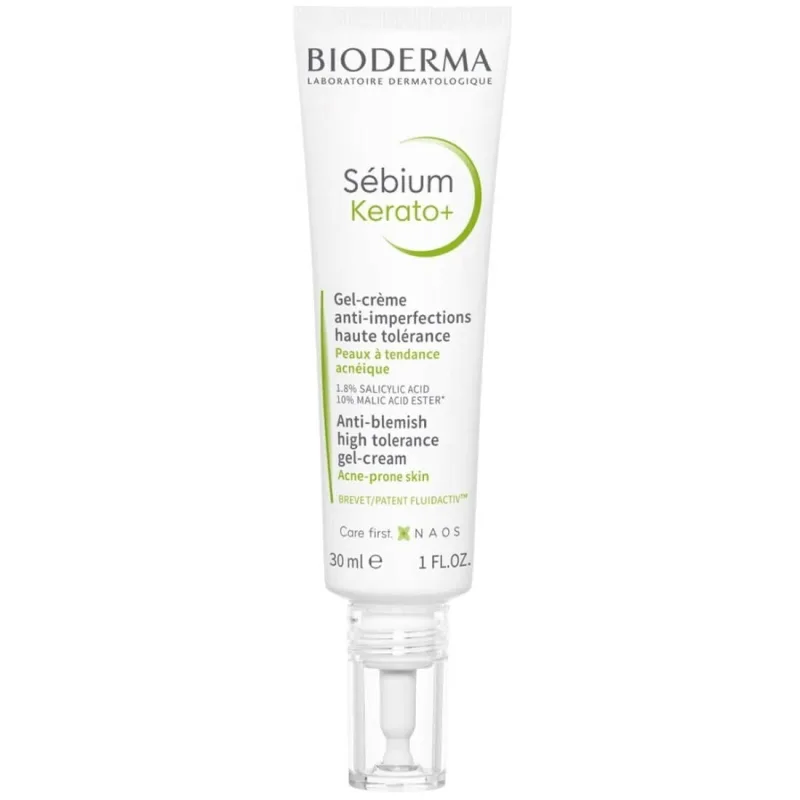 Bioderma | Sebium Kerato+ | Gel cremă de față pentru pielea cu tendință acneică | 30ml — preț și oferte