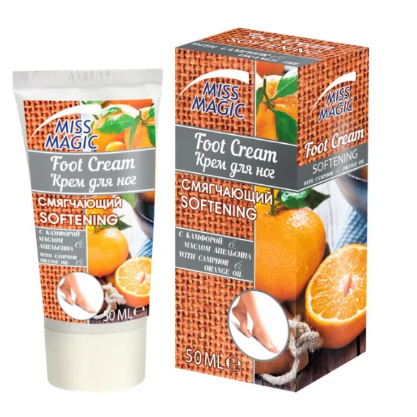 Crema pentru picioare cu camfor si ulei de portocale Miss Magic | 50 ml SOLVEX COSMETICS INFINITY — preț și oferte