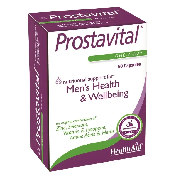 HealthAid | Prostavital pentru menținerea și protejarea sănătății prostatei | 90 capsule — preț și oferte
