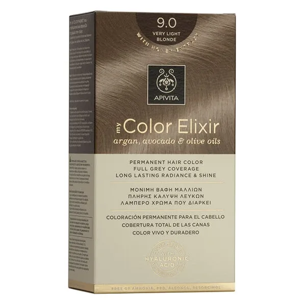 Apivita | My Color Elixir Permanent Hair Color No 9.0 Blonde Very Light | 50ml — preț și oferte