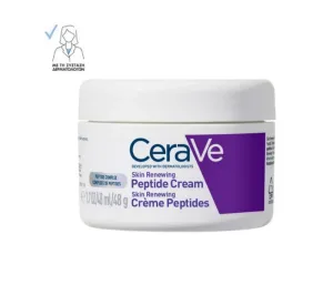 CeraVe | Cremă de față cu peptide pentru regenerarea pielii, anti-îmbătrânire | 48g