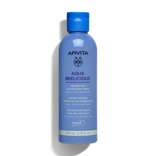 Apivita | Aqua Beelicious | Loțiune hidratantă împotriva imperfecțiunilor cu flori, miere &amp; Prebiotice | 200ml | 200ml — preț și oferte