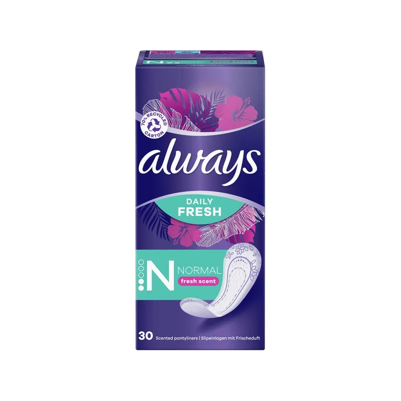 Always | Dailies Fresh & Protect Normal Parfum proaspăt | 30pcs — preț și oferte