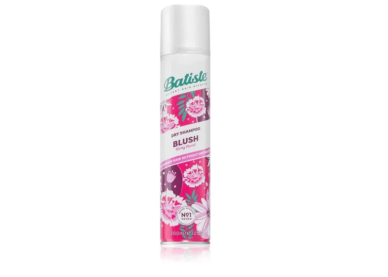 Batiste | Șampon uscat Blush Flirty Floral 200ml Șampon uscat cu parfum de trandafiri & Flirty Floral 200ml Litchi Fruit | 200ml — preț și oferte