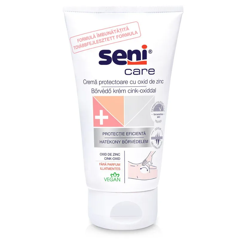 Crema protectoare cu oxid de zinc fara parfum SENI CARE, TZMO | 100 ml TZMO SA — preț și oferte