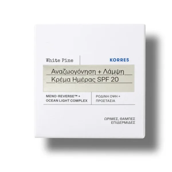 Korres | Luminous Awkening Moisturizer SPF 20 | White Pine Restorative Day Cream | 40ml — preț și oferte