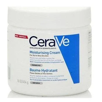 CeraVe | Cremă hidratantă | Cremă hidratantă pentru față și îngrijirea feței Corp pentru piele uscată / foarte uscată|454gr — preț și oferte