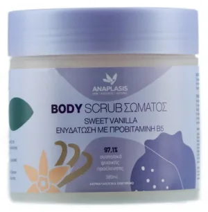 Anaplasis | Body Scrub Body Sweet Vanilla pentru hidratare cu Provitamina B5 | 380ml