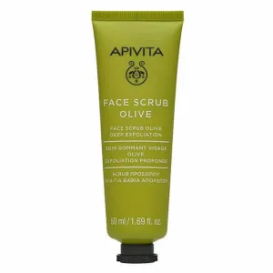 Apivita | Face Scrub Olive | Face Scrub cu măsline pentru exfoliere profundă | 50ml