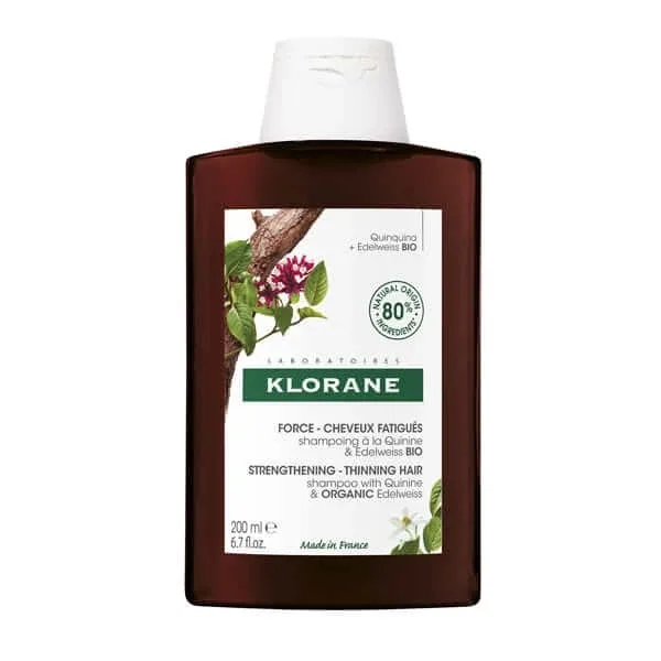 Klorane | Șampon pentru subțierea părului cu chinină pentru toate tipurile de păr | 200ml — preț și oferte