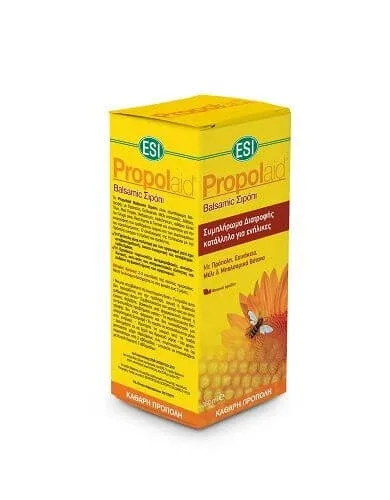 Esi | Propolaid Balsamic | Sirop cu Propolis, Echinacea, Miere &amp; Ierburi balsamice pentru răceli | 180ml — preț și oferte