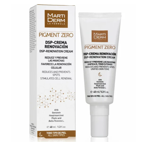 Crema regeneranta de noapte pentru ten pigmentat Pigment Zero DSP, Martiderm | 40 ml — preț și oferte