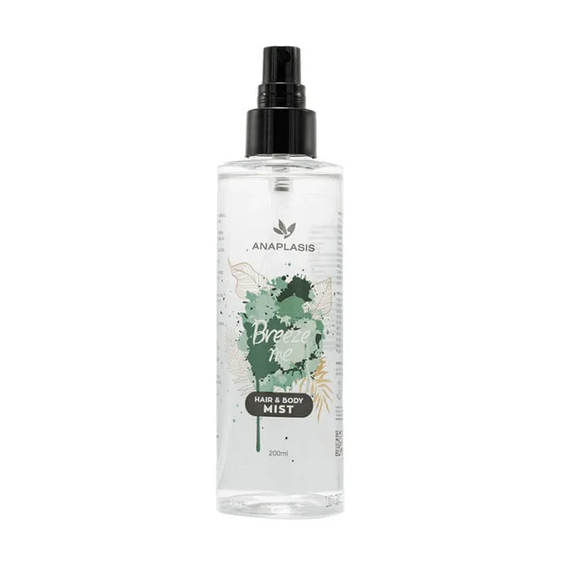 Anaplasis | Brumă pentru păr și corp Breeze Me | Cu parfum de liliac, pudră și floare verde | 200ml. — preț și oferte