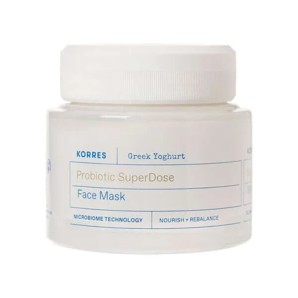 Korres | Mască de față cu iaurt grecesc Super Dose Super-îmbogățită cu probiotice pentru hidratare &amp; Nutriție | 100ml — preț și oferte