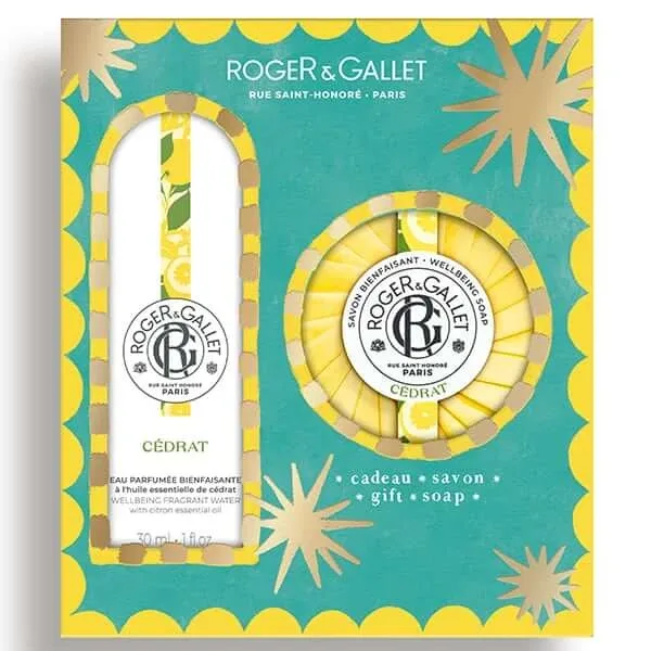 Roger&amp;Gallet | Promo Cedrat Eau Parfume Wellbeing Fragrant Water 30ml &amp; Sapun Bar 100g | 1 set Roger & Gallet — preț și oferte