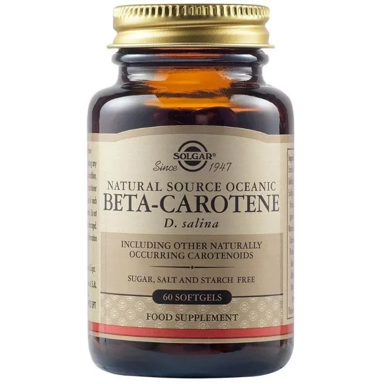 Solgar | Sursă naturală de beta-caroten oceanic | 60softgels — preț și oferte