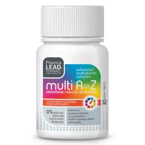 Pharmalead | Supliment de vitamine și minerale Multi A la Z & Supliment nutrițional Multi A la Z Trace Elements | 30 Capsule