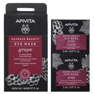 Apivita | Express Beauty | Mască de ochi antirid cu struguri | 2x2ml