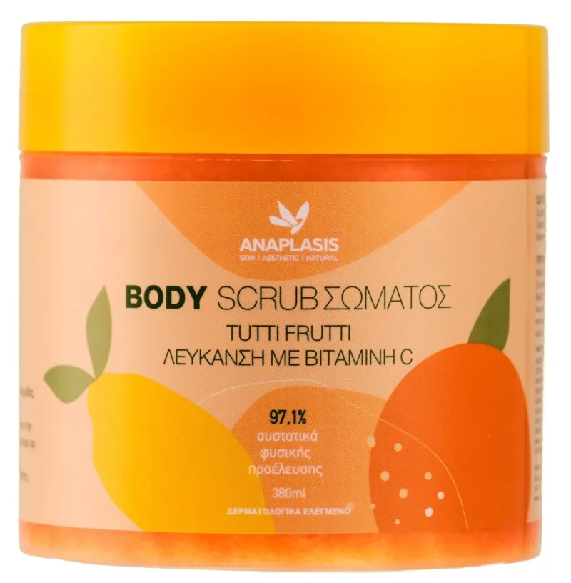 Anaplasis | Body Scrub Body Tutti Frutti pentru albire cu vitamina C | 380ml — preț și oferte