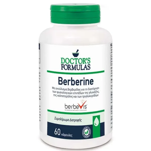 Doctor's Formulas | Berberină Supliment alimentar cu berberină | 60 caps. vegetală — preț și oferte