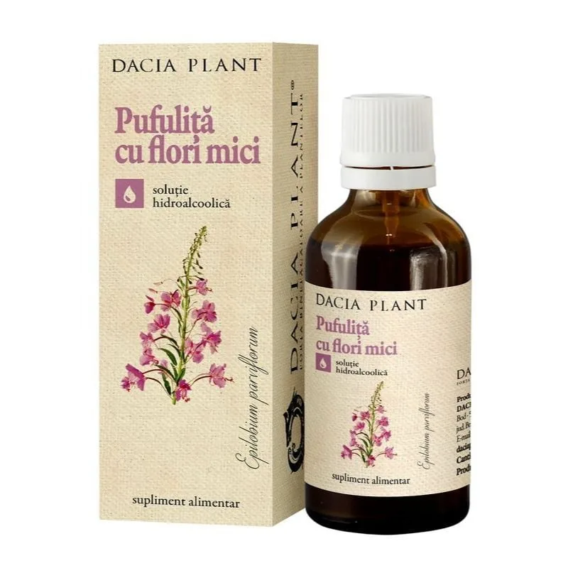 Tinctura de pufulita cu flori mici, 50ml, Dacia Plant — preț și oferte