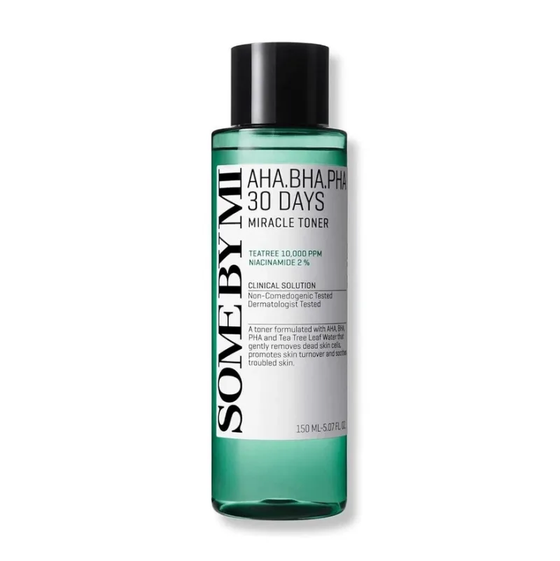 Some By Mi | AHA BHA PHA 30 Days Miracle Toner Exfoliant Toner pentru acnee, pori și pori Piele netedă | 150ml — preț și oferte