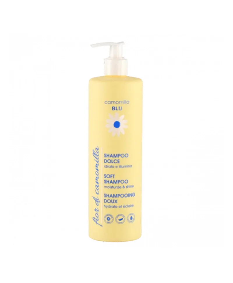 Camomilla Blu | Fior di Camomilla Soft Shampoo Șampon pentru păr moale pentru hidratare și hidratare Shine | 500ml — preț și oferte