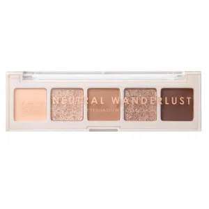 MUA | Paletă 5 nuanțe de fard de ochi Neutru Wanderlust | 3.8gr