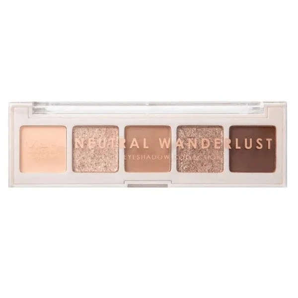 MUA | Paletă 5 nuanțe de fard de ochi Neutru Wanderlust | 3.8gr — preț și oferte