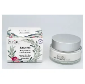 Sostar | Cremă de zi antirid Shine cu mastic de Chios &amp; Ulei de măsline organic | 50ml