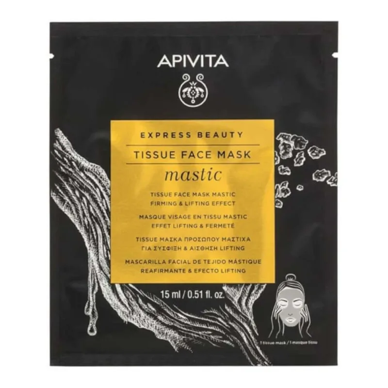 Apivita | Mască facială de țesut Mastic pentru fermitate și întărire Sense Lifting | 15ml — preț și oferte