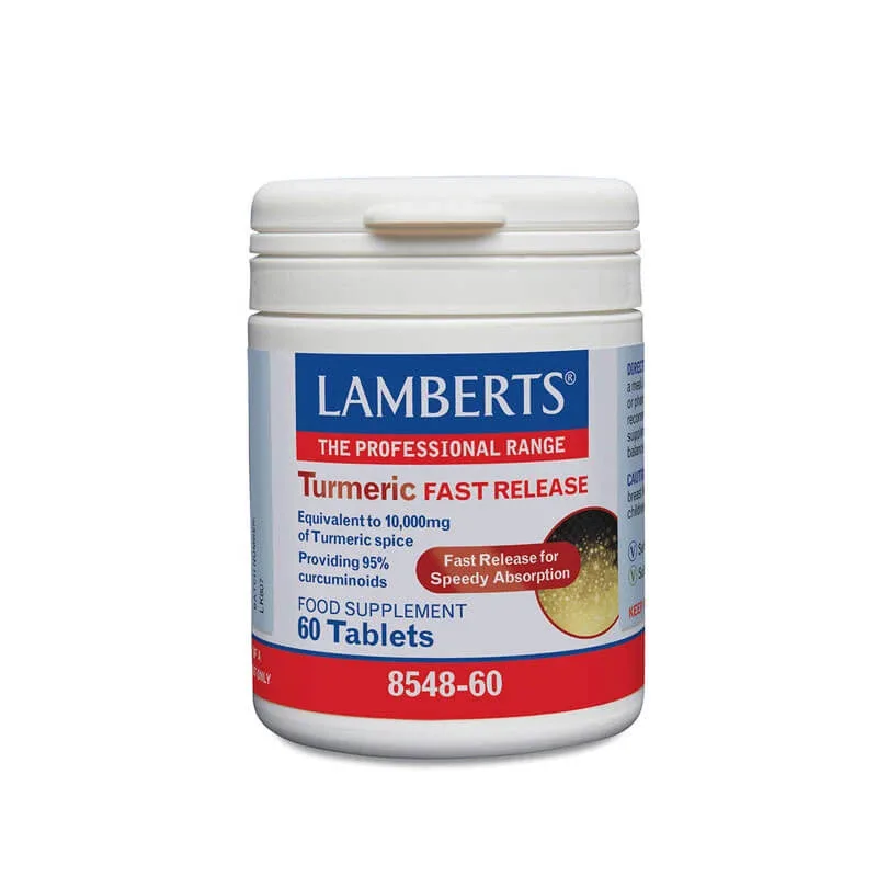 Lamberts | Turmeric cu eliberare rapidă | 60 tablete — preț și oferte