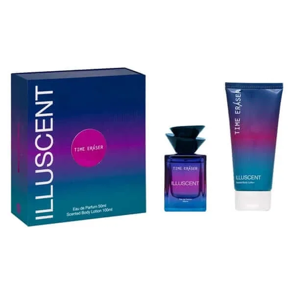 Panthenol Extra| Promo Time Eraser Illuscent Parfum pentru femei, 50ml & Loțiune de corp parfumată Loțiune de corp, 100ml | 1 set — preț și oferte