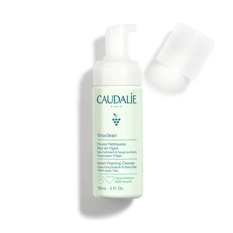 Caudalie | Vinoclean Spumă de curățare instantanee Spumă de curățare facială delicată | 150ml — preț și oferte