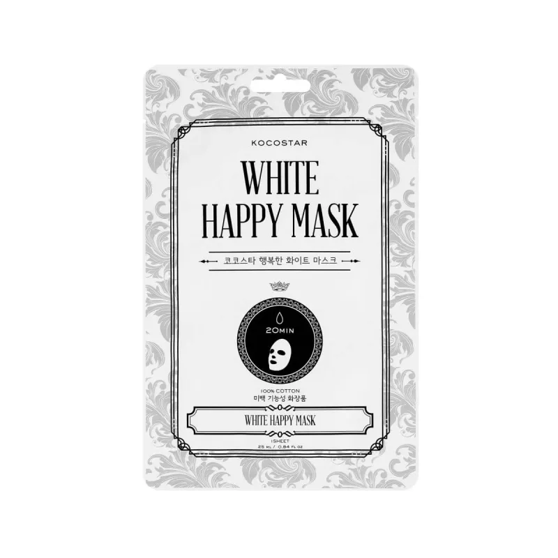Kocostar | White Happy Mask Mască de față cu Niacinamide | 1pc — preț și oferte