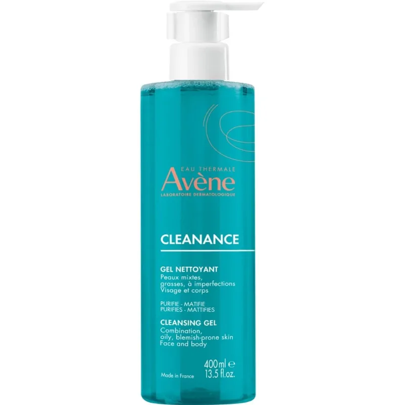 Avene | Cleanance Gel Nettoyant pentru curățarea pielii grase | 400ml — preț și oferte