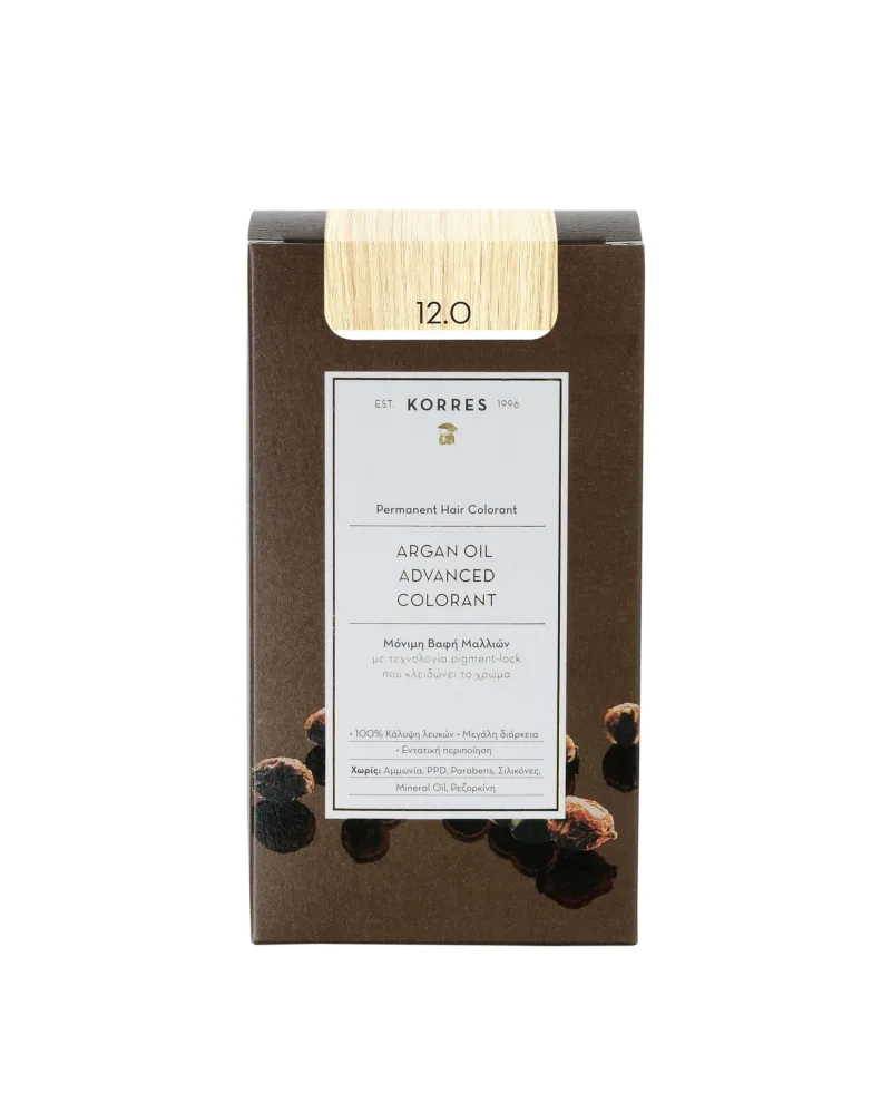 Korres | Argan Oil Advanced Colorant 12.0 | Blond/ Blond special — preț și oferte