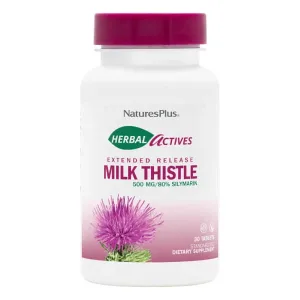 Natures Plus | Ciulin de lapte 500mg Antioxidant puternic | 30 comprimate