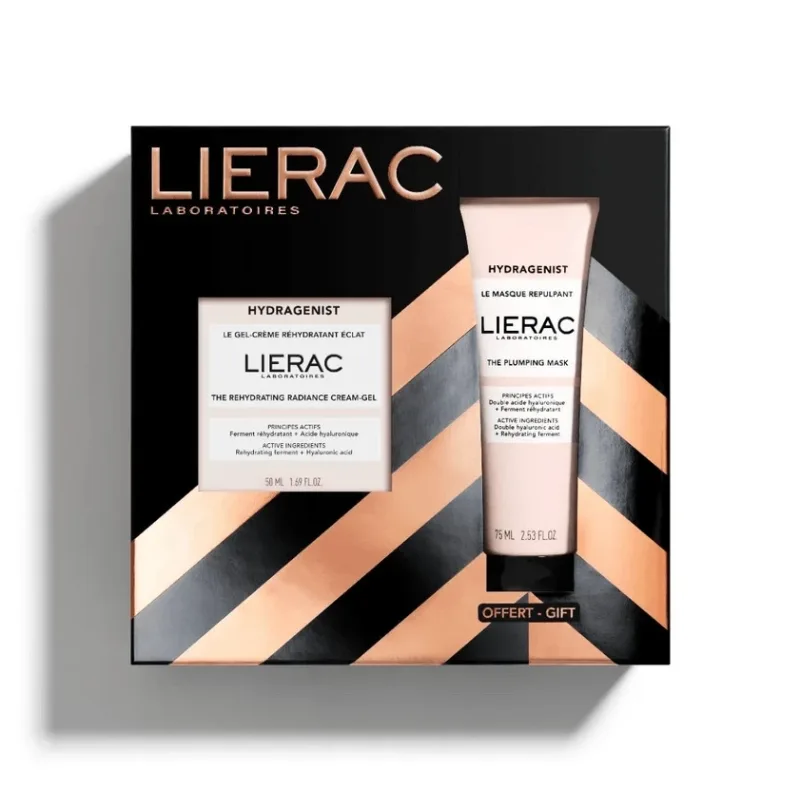 Lierac | Promo Hydragenist Gel-cremă rehidratantă 50ml &amp; GIFT The Plumping Mask 75ml | 1 set — preț și oferte