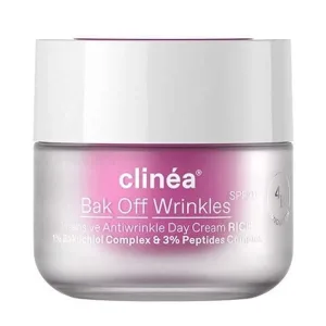 Clinea | Bak Off Wrinkles Rich SPF20 Cremă de zi cu textură bogată împotriva îmbătrânirii | 50ml