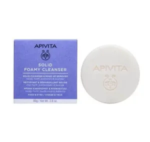 Apivita | Spumă solidă de curățare pentru față și ochi Eyes Bară de curățare pentru față și ochi. Demachiant pentru față și ochi; 80gr | 80gr