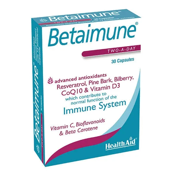 Health Aid | Betaimune Supliment pentru susținerea sistemului imunitar | 30 capsule — preț și oferte