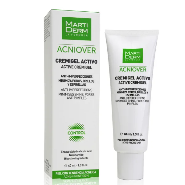 Crema-gel anti-acnee cu acid salicilic si niacinamide Cremigel Acniover, Martiderm | 40 ml — preț și oferte